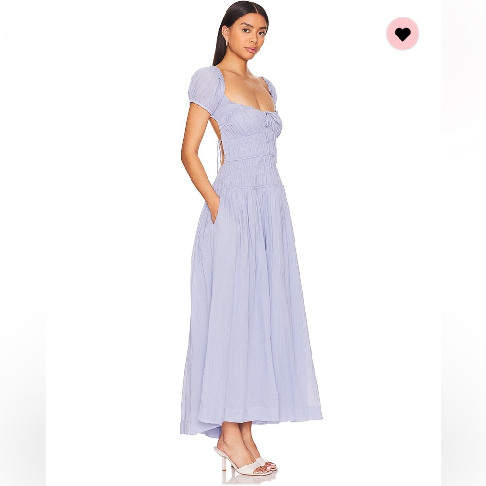 Freepeople Feeling Bonita Midi Dress in Blue Heron
